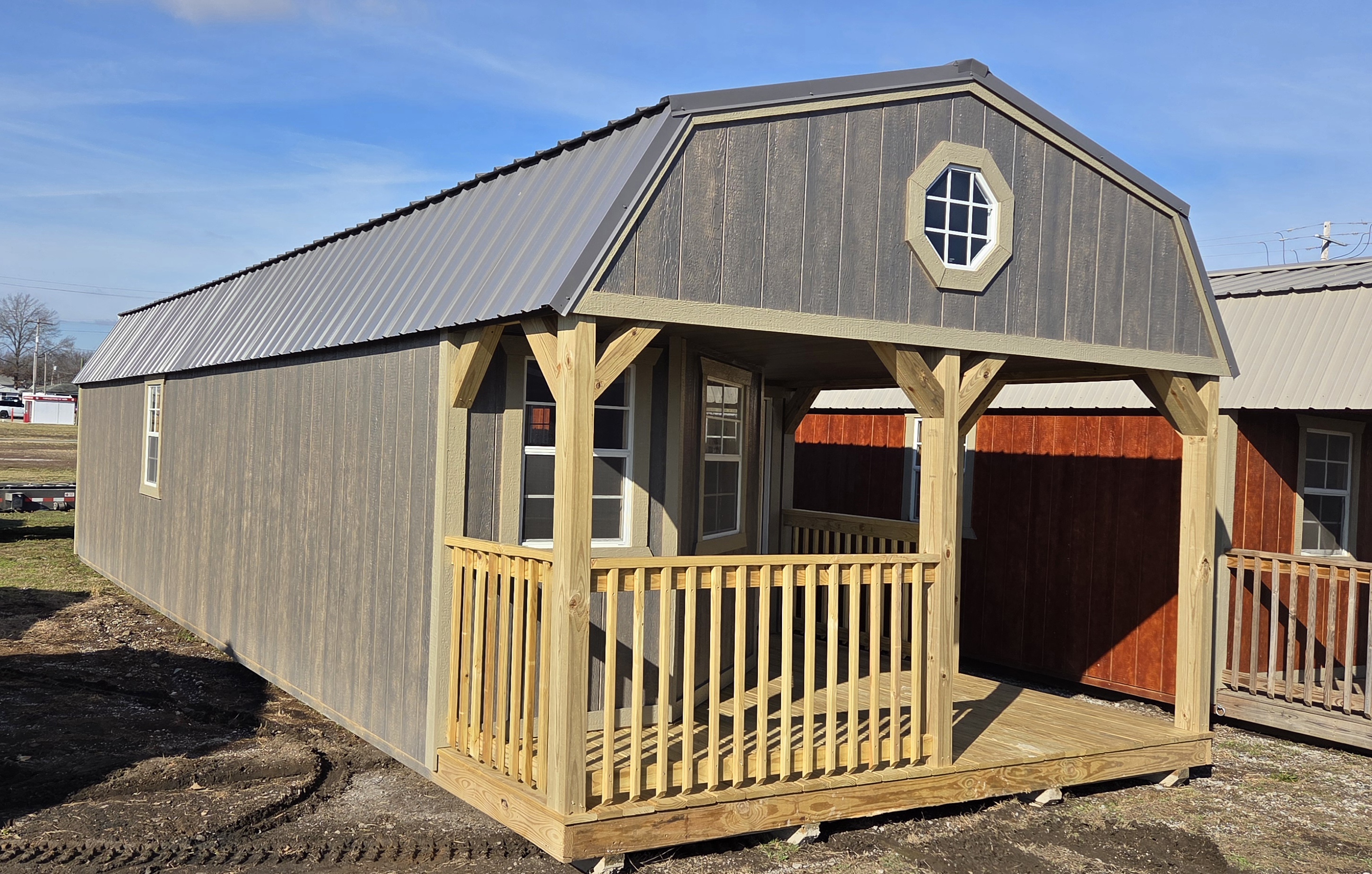 View details for 14 x 40 Deluxe Lofted Barn Cabin
