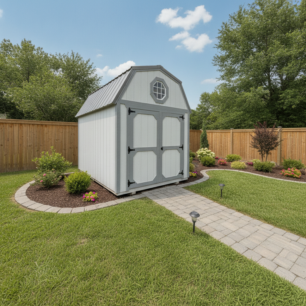 8 x 12 Lofted Barn – 1
